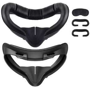 Cooling Lycra Ice Silk Face Pad for Meta Quest 2, VR Accessories for Quest 2 with Comfort Face Cushion Replacement & Thickened Memory Foam