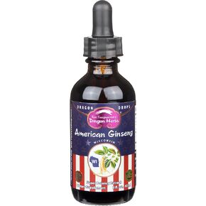 Dragon Herbs American Ginseng Drops - 2 fl Ounces, 60 ml