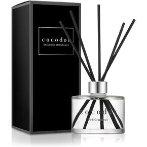 COCODOR Signature Reed Diffuser/Pink Grapefruit/6.7oz(200ml)/1 Pack/Reed Diffuser, Reed Diffuser Set, Oil Diffuser & Reed Diffuser Sticks, Home Decor & Office Decor, Fragrance and Gifts