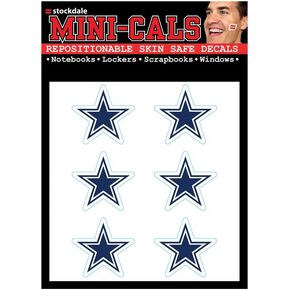 WinCraft NFL Dallas Cowboys Face Tattoos, Team Colors, One Size