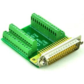 Slim Right Angle D'sub Header Breakout Board, Terminal Block DSUB Connector Module (DB26HD Female) in Kuwait