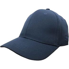 Smitty | HT-316 | 6 Stitch 'Performance' Flex Fit Umpire Hat | Baseball Softball | 2.5" Pre-Curved Bill | Black or Navy | Elite Official's Choice! (Navy, Medium (7 1/8-7 3/8))