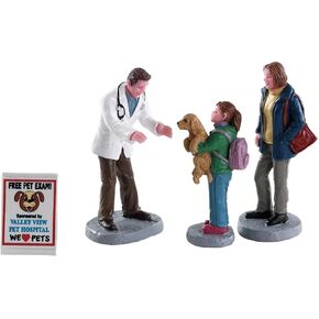 Lemax Village Collection Charley The Vet Set of 4# 82578