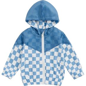 Emmababy Tie Dye Sweatshirt Jacket Baby Girl Hoodie Zipper Long Sleeve Rainbow Print Coat Toddler Hooded Zip Up Outerwear
