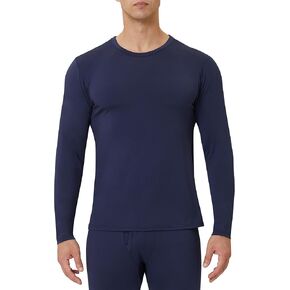 Men's Thermal Shirt 1/2/4 Pcs Fleece Lined Long Sleeve Tops Athletic Base Layer Long John Shirts for Men