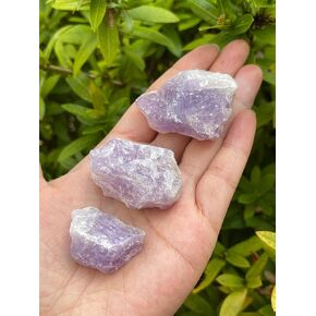 GAF TREASURES 3 Pcs Green Calcite Rough Natural Stones, Raw Calcite Crystals (Green Calcite)