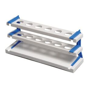 United Scientific Supplies 76102 Nessler Cylinder Rack for 100 mL cylinders, 6-Tube, Polypropylene