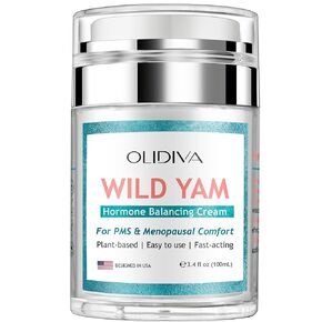 Wild Yam Cream for Hormone Balance | Dr. Barbara O'neill Recommended Natural Formula | For PMS & Menopausal Comfort | Day & Night Cream for Hot Flashes & Night Sweats (3.4 oz)