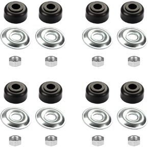 MOSNAI Golf Cart Shock Bushing Kit Fits Club Car 1982&Up DS and Precedent and EZGO 1989&Up TXT Marathon Golf Cart, 4 Shock Bushing Kit for Front and Rear Shocks, Set of 4, Replaces OEM# 1011415