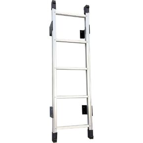 Basement Ladder 8 Rung, 88in H Aluminum Window Well Ladder, Fire Escape Ladder in Humid Environments with Load Capacity up to 500lbs Egress Ladder, Escape Ladder or Bunk Bed Ladder