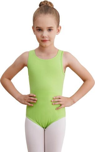 Gymnastics Leotards for Girls Gymnastics Ballet Sleeveless Tanktop Leotard in Saudi Arabia