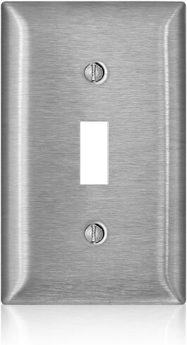 Leviton SS1-40 C-Series 1-Gang Toggle Switch، النوع 302/304 الفولاذ المقاوم للصدأ in Saudi Arabia