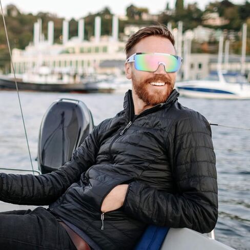 نظارات شمسية لركوب الدراجات للنساء، نظارات شمسية رياضية عصرية رائعة، نظارات شمسية خارجية للحماية من الأشعة فوق البنفسجية لصيد الأسماك والجري والبيسبول والكرة اللينة in Kuwait