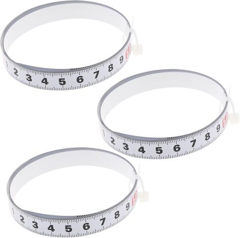 The Lord of the Tools Set with 3Pcs Self-Adhesive Tape Measure 0-100cm 50-0-50cm 100-0cm Self Adhesive String Rulers Measuring Tool for Workbenches Saw Tables Countertops in Saudi Arabia