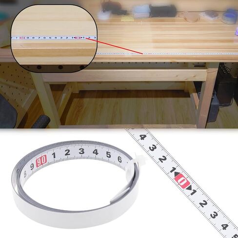 The Lord of the Tools Set with 3Pcs Self-Adhesive Tape Measure 0-100cm 50-0-50cm 100-0cm Self Adhesive String Rulers Measuring Tool for Workbenches Saw Tables Countertops in Saudi Arabia