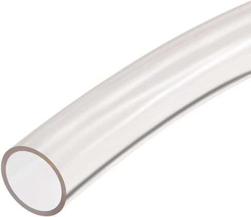 TOP-VIGOR 20 مم ID 25 مم OD PVC أنابيب الفينيل الشفافة، طول 1 متر أنابيب مياه مرنة من الدرجة الغذائية، أنبوب بلاستيكي لنقل المياه والزيت والهواء والمساحيق والحبيبات الدقيقة in Saudi Arabia