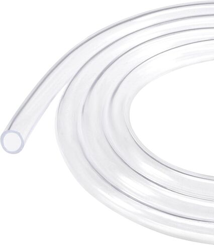 TOP-VIGOR 20 مم ID 25 مم OD PVC أنابيب الفينيل الشفافة، طول 1 متر أنابيب مياه مرنة من الدرجة الغذائية، أنبوب بلاستيكي لنقل المياه والزيت والهواء والمساحيق والحبيبات الدقيقة in Saudi Arabia