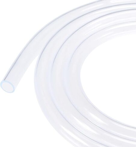 TOP-VIGOR 20 مم ID 25 مم OD PVC أنابيب الفينيل الشفافة، طول 1 متر أنابيب مياه مرنة من الدرجة الغذائية، أنبوب بلاستيكي لنقل المياه والزيت والهواء والمساحيق والحبيبات الدقيقة in Saudi Arabia