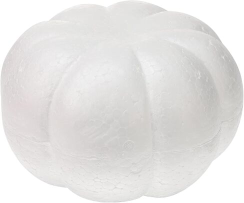 Large White Pumpkins for Decorating: 7.8INCH White Artificial Pumpkins Fake Foam Pumpkins Harvest Pumpkins Paintable Artificial Pumpkins for Halloween Decor Thanksgiving Decor in Saudi Arabia