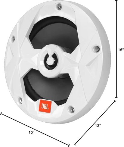 6.5" 225 Watt Peak Power 2-Way Marine Audio Multi-Color RGB LED Boat Speakers (Qty 4) 2 Pairs of OEM Replacement Speakers with 20ft Wire (RGB+Black) in Saudi Arabia