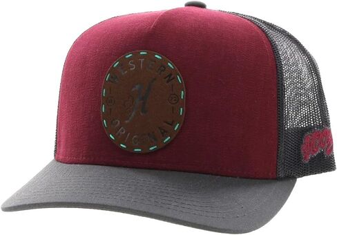 HOOEY Spur Adjustable Snapback Trucker Mesh Back Hat with Logo (Black) in Saudi Arabia