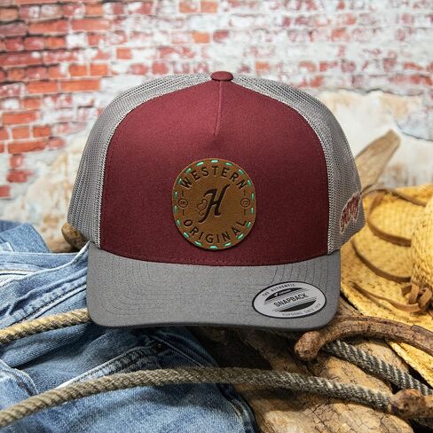 HOOEY Spur Adjustable Snapback Trucker Mesh Back Hat with Logo (Black) in Saudi Arabia