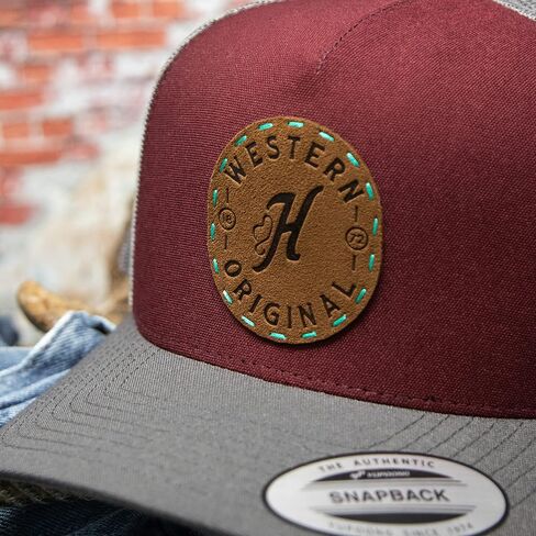 HOOEY Spur Adjustable Snapback Trucker Mesh Back Hat with Logo (Black) in Saudi Arabia