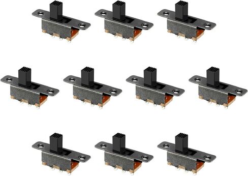 Toggle Switch Latching Slide Control 3 Pin 1P2T, [for Electronic Projects] - 3mm/4 Pcs in Saudi Arabia