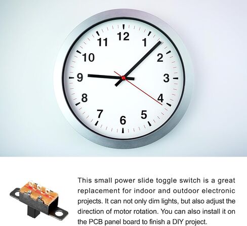 Toggle Switch Latching Slide Control 3 Pin 1P2T, [for Electronic Projects] - 3mm/4 Pcs in Saudi Arabia