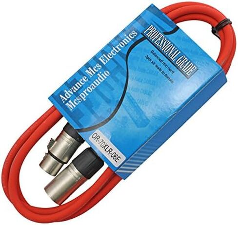 كابل ميكروفون XLR بطول 10 أقدام ذكر إلى أنثى (أزرق) in Kuwait