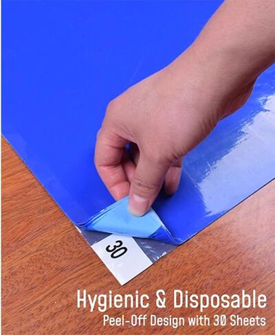 DOITOOL كرة السلة لزجة حصيرة تنقية لزجة حصيرة غرف الأبحاث لزجة الحصير البناء مبتذل لاصق الحصير لبناء مستشفى المختبر in Kuwait