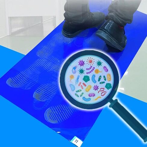 DOITOOL كرة السلة لزجة حصيرة تنقية لزجة حصيرة غرف الأبحاث لزجة الحصير البناء مبتذل لاصق الحصير لبناء مستشفى المختبر in Kuwait