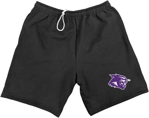 Official Collegiate Mens Apparel Sweat Shorts School Logo Black Collection in Kuwait
