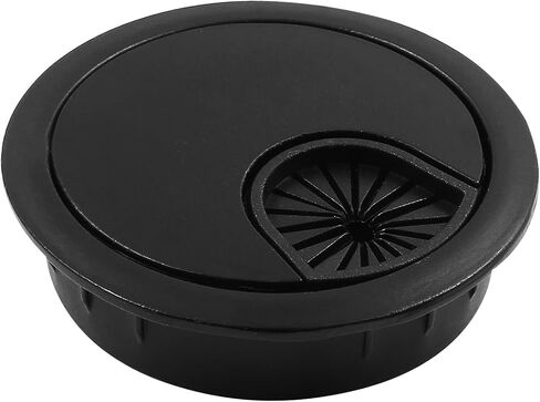 Uenhoy 2 Inch Metal Desk Grommet Black Wire Cable Hole Cover for Wire Organizing, Desk Table Grommet for Office and Home in Saudi Arabia