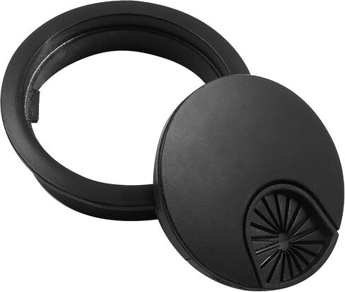 Uenhoy 2 Inch Metal Desk Grommet Black Wire Cable Hole Cover for Wire Organizing, Desk Table Grommet for Office and Home in Saudi Arabia