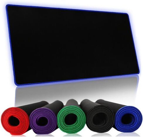 23"x12" Functional Large Mouse Pads Non-Slip Rubber Base Official Mouse Pad Game Mouse Pad Gaming Mouse Mat (Black) in Saudi Arabia