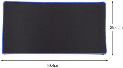 23"x12" Functional Large Mouse Pads Non-Slip Rubber Base Official Mouse Pad Game Mouse Pad Gaming Mouse Mat (Black) in Saudi Arabia