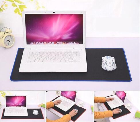 23"x12" Functional Large Mouse Pads Non-Slip Rubber Base Official Mouse Pad Game Mouse Pad Gaming Mouse Mat (Black) in Saudi Arabia