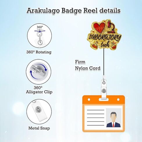 Funny Stay Sharp Nurse Badge Reel Holder Cute Medical Badge Reels Retractable for Nurses Glitter Acrylic RN CNA LPN PCT LVN Nursing Student Badge Clip ID Card Accessories Gifts in Kuwait