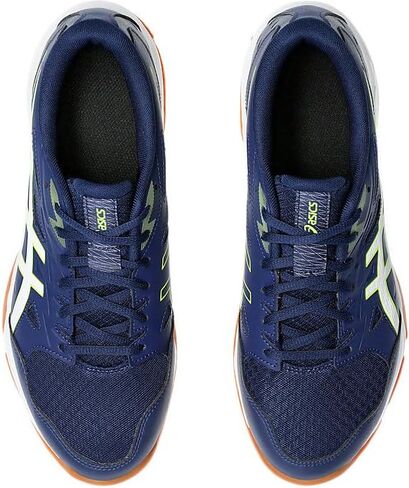 حذاء كرة الطائرة GEL-ROCKET 11 للرجال من ASICS، 8، PEACOAT/SHOCKING ORANGE in Saudi Arabia