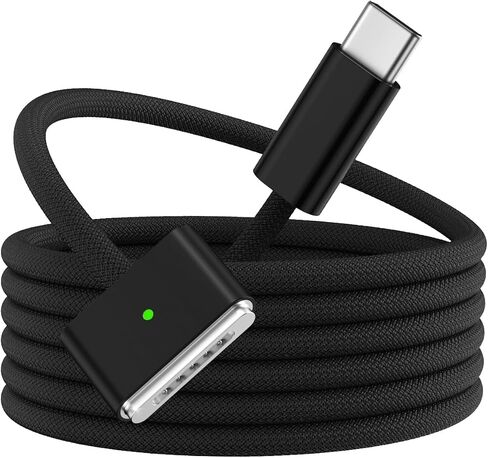 Amavasion 140W USB-C to Magnetic 3 Cable 6.6Ft, Compatible with MacBook Pro (14/16-inch, 2023), MacBook Pro (14/16-inch,2021), MacBook Air (13/15-inch, 2024/2022), MacBook Air (2023) in Saudi Arabia