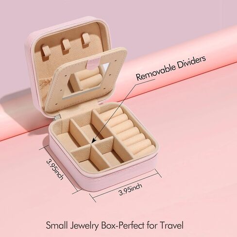 Jewelry Organizer Box, Small Jewelry Box for Women Girls Initial P Travel Jewelry Case Small Jewelry Organizer Box Travel Jewelry Case Jewelry Box Organizer Mini Travel Jewelry Box in Saudi Arabia