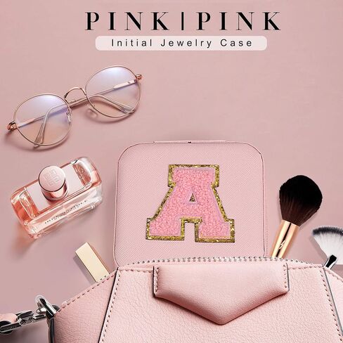 Jewelry Organizer Box, Small Jewelry Box for Women Girls Initial P Travel Jewelry Case Small Jewelry Organizer Box Travel Jewelry Case Jewelry Box Organizer Mini Travel Jewelry Box in Saudi Arabia
