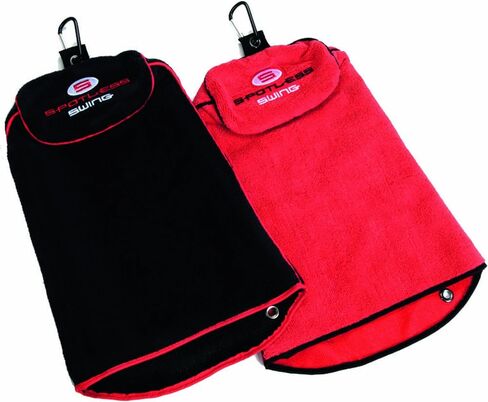 Golf Towel | Microfiber Golf Club Cleaner Towel with Clip | 3-in-1 Design for Ultimate Convenience | Premium Multi-Use Golf Accessories for Men and Women in Saudi Arabia