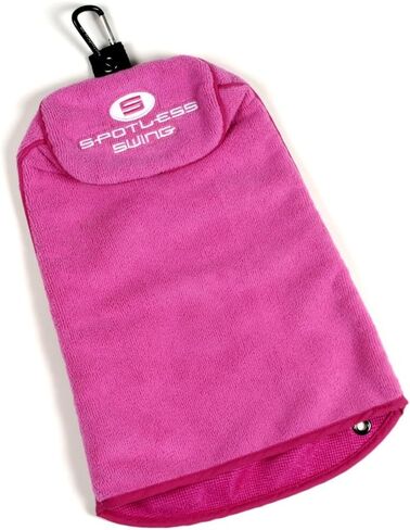 Golf Towel | Microfiber Golf Club Cleaner Towel with Clip | 3-in-1 Design for Ultimate Convenience | Premium Multi-Use Golf Accessories for Men and Women in Saudi Arabia