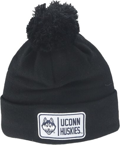 ZHATS Standard NCAA مرخصة رسميًا من Pom Beanie Patch باللون الأسود، مقاس واحد in Saudi Arabia