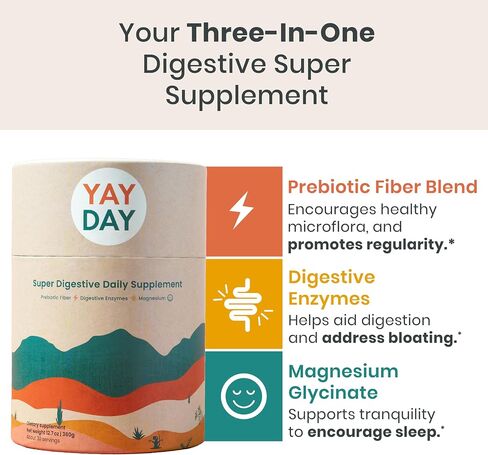 Fiber Powder Travel Kit - Bedtime Fiber Drink, Psyllium Husk & Calming Magnesium, Promote Overnight Digestion, Doctor Recommended - Sleep Better, Poop Better, Live Better - Citrus (30 Servings) in Saudi Arabia