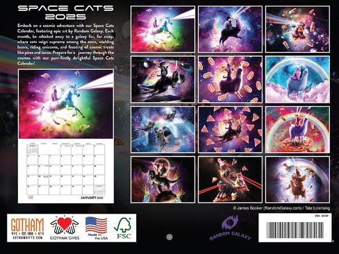 Funny Cat Calendar 2025 Meowlarious Cats Monthly Wall Calender 12 Month in Saudi Arabia