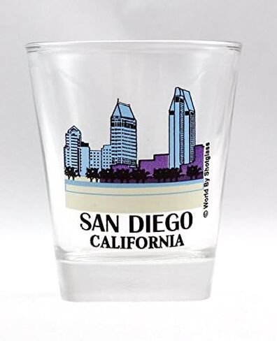 San Diego California Shot Glass in Saudi Arabia