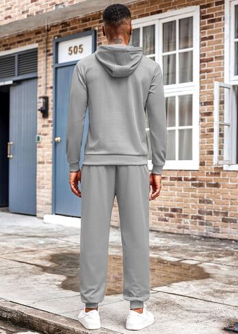 COOFANDY Men's Tracksuit 2 Piece Hoodie Athletic Sweatsuits Casual Jogging Suit Sets in Saudi Arabia